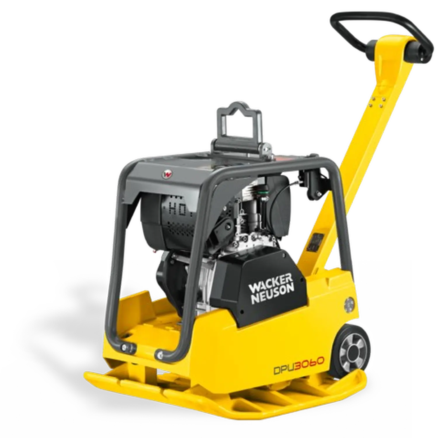 Lightweight reversible vibratory plates